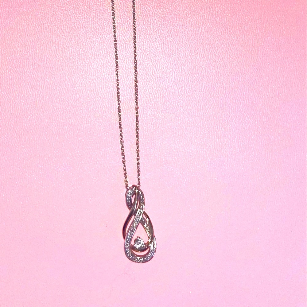 Gold, Silver & Diamond Necklace
